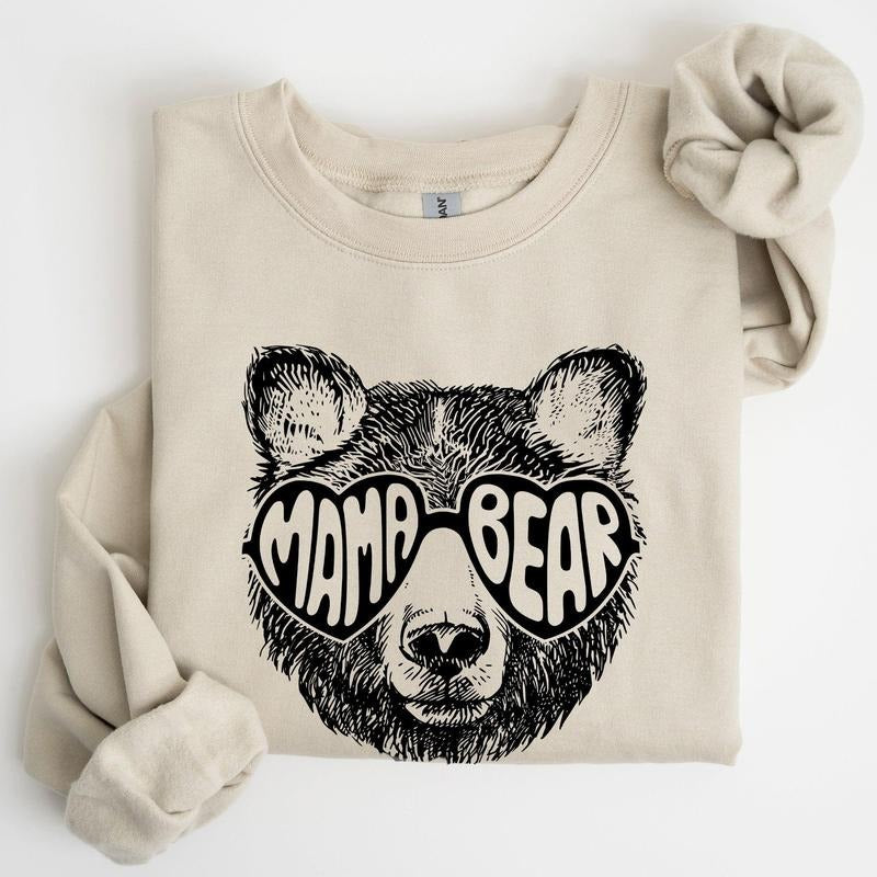 Mama Bear, Mother's Day Sweatshirt Shirt Hoodie | PrintMintTees.com