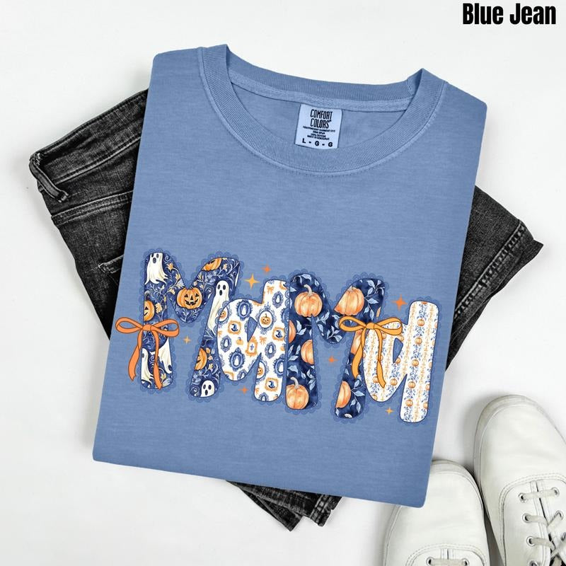 Mama Blue Harvest Comfort Colors T-Shirt 'NLB' Hoodie, Sweatshirt | PrintMintTees.com
