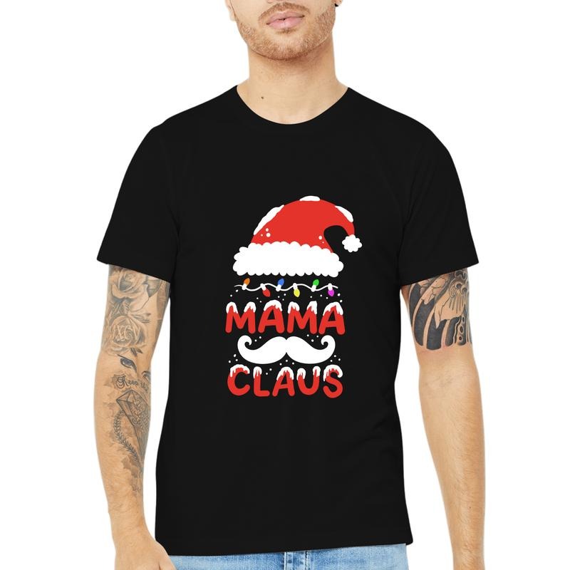 Mama Claus Christmas Themed T-Shirt, Say goodbye to boring T-shirts and choose interesting patterns to express your...