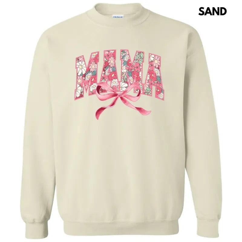 Mama Floral Coquette Sweatshirt Shirt Hoodie | PrintMintTees.com