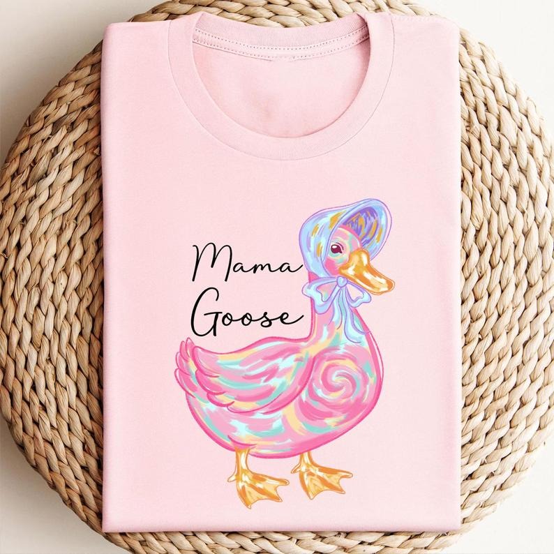 Mama Goose Shirt, Funny Mom Shirt, Watercolor Goose Mom Tee, Goose Mama, Mother's Day gift, Mama Love, Cute Mom Hoodie,...