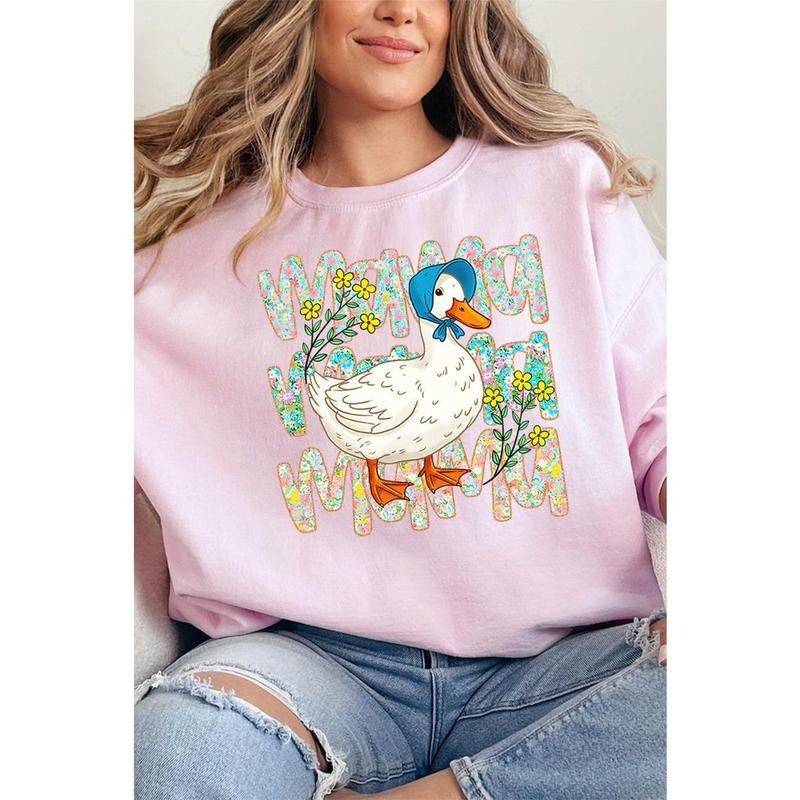 Mama Goose Unisex NuBlend Crew Sweatshirt Shirt Hoodie | PrintMintTees.com