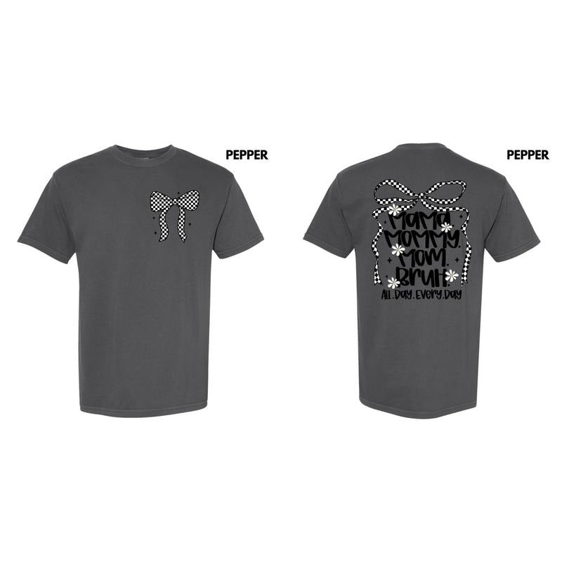 Mama Mom Bruh Comfort Colors T-Shirt 'NLB' Hoodie, Sweatshirt | PrintMintTees.com