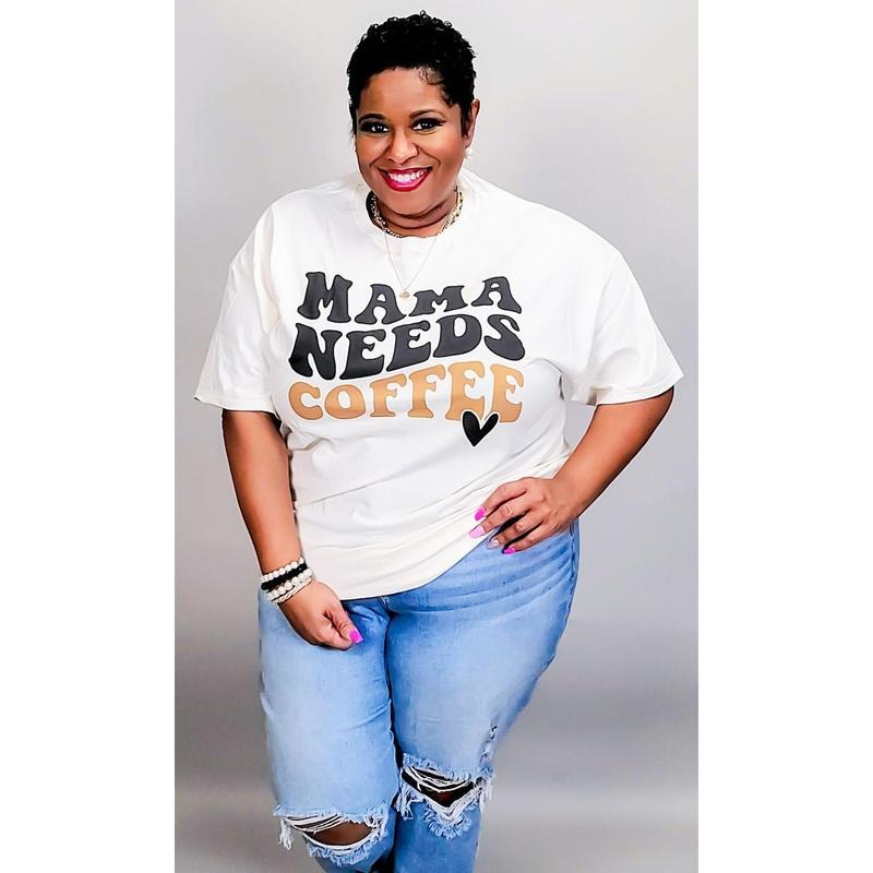 Mama Needs Coffee T-Shirtstyle{n002}2 Shirt Hoodie Sweatshirt | PrintMintTees.com