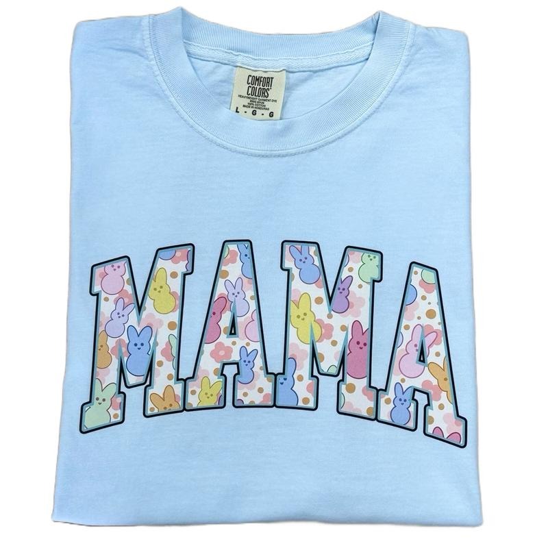 Mama Peep Easter Tee, Mama Easter T-Shirt, Mama Peeps TShirt Hoodie Sweatshirt | PrintMintTees.com