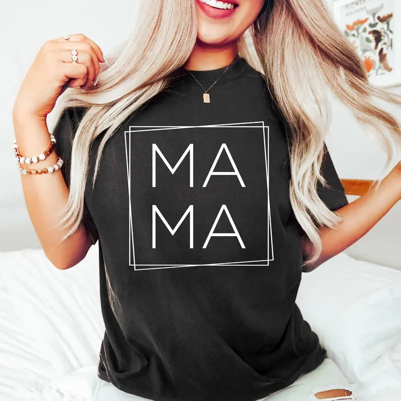 Mama Shirt For Mom Mothers Day Gift Mom Gift New Mom Shirt Christmas Gift Mama Birthday Gift For Mom Mama Shirt For...