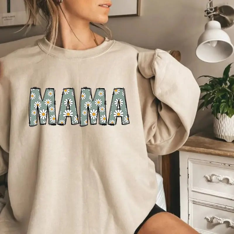 Mama Sweatshirt, Mothers day gift, Mothers day shirt, Mothers day sweatshirt Hoodie | PrintMintTees.com