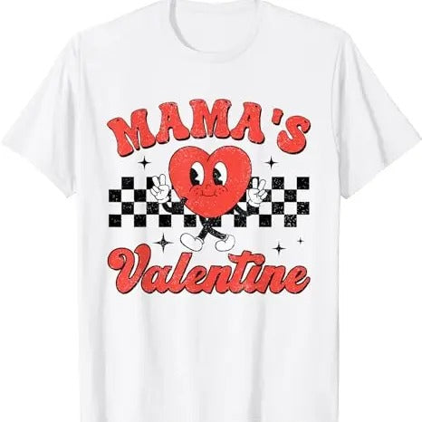 Mama Valentines Heart Valentines Day Shirt,Valentines Day Shirts For Woman,Latte Valentine Shirt,Valentines Day...