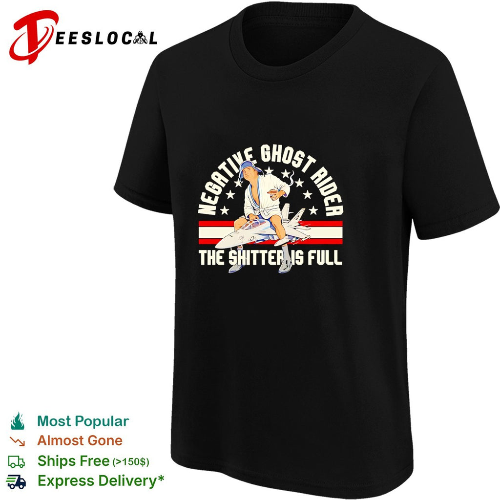 Man negative ghost rider the shitter is full beer and smoking vintage shirt
