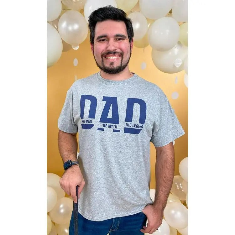 Man, Myth, Legend Dad Graphic T-Shirt Hoodie Sweatshirt | PrintMintTees.com