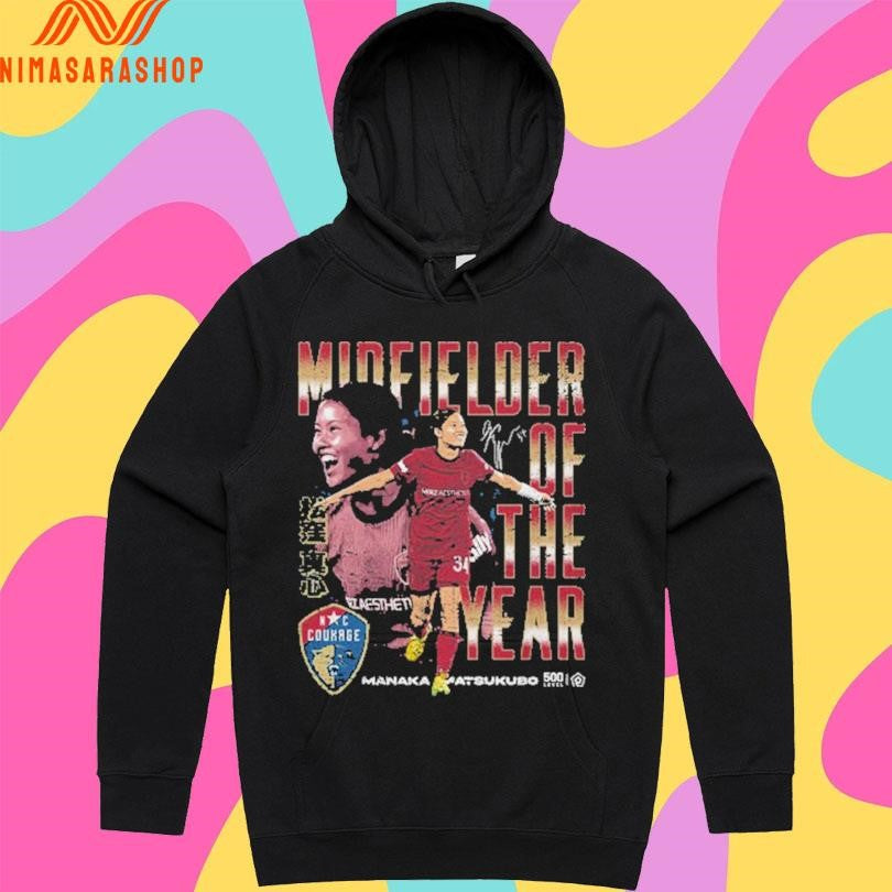 Manaka Matsukubo North Carolina Courage 2026 Midfielder Of The Year Shirts