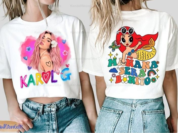 Manana Sera Bonito Album Shirt, Karol G Shirt, Manana Sera Bonito 2 Side Shirt, Karol G Tour Date Shirt, Karol G Tour...