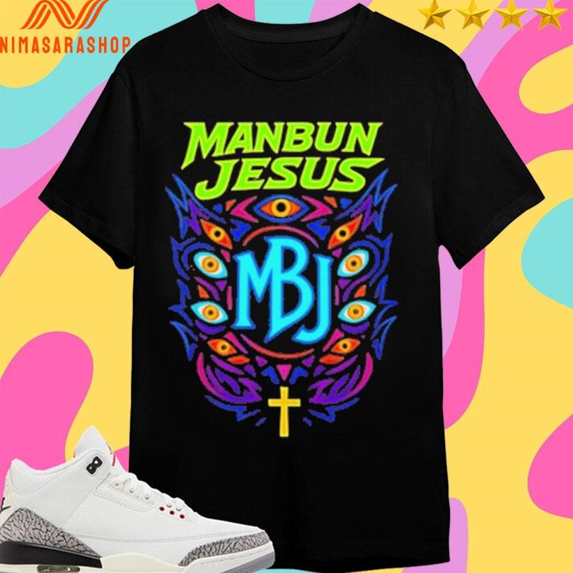 Manbun Jesus Third Eye Shirts