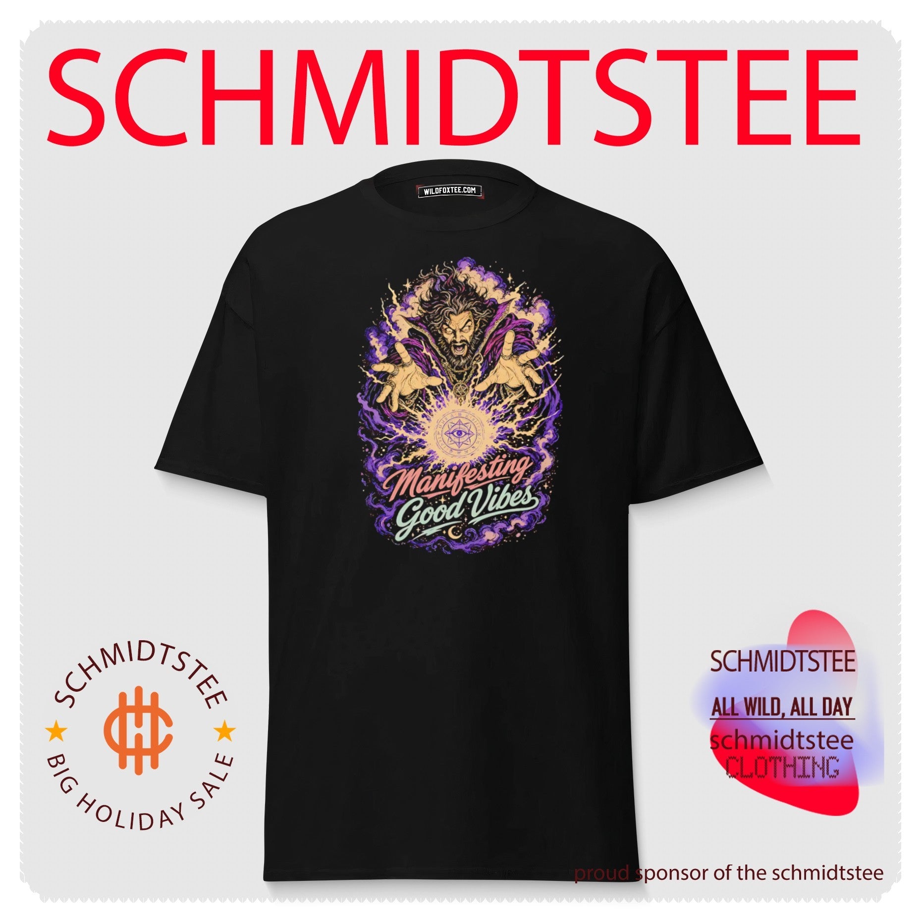 Manifesting Good Vibes Warlock wizard magic shirt