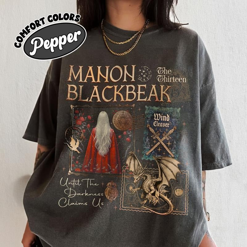 Manon Blackbeak Throne of Glass Comfort Colors Shirt, The Thirteen Shirts, SJM ACOTAR Crescent City  Womenswear Hoodie...