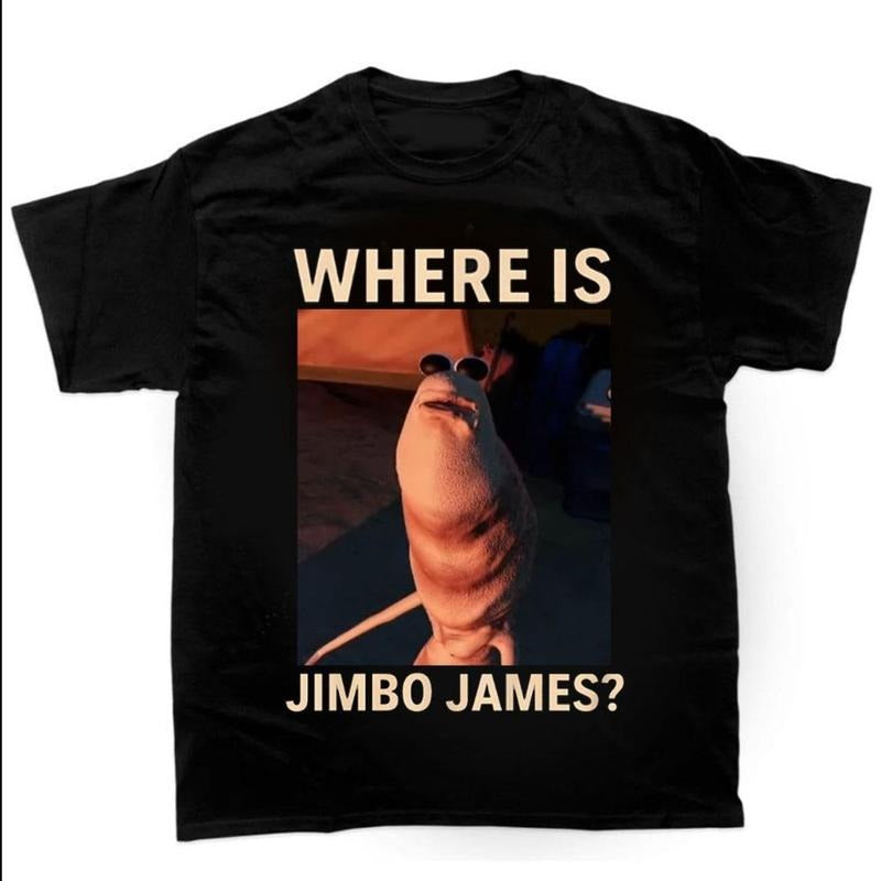 Marcus The Worm Where Is Jimbo James Meme Tee Funny Trendy Meme T Shirt Graphic Tee Cotton Fabric Hoodie Sweatshirt