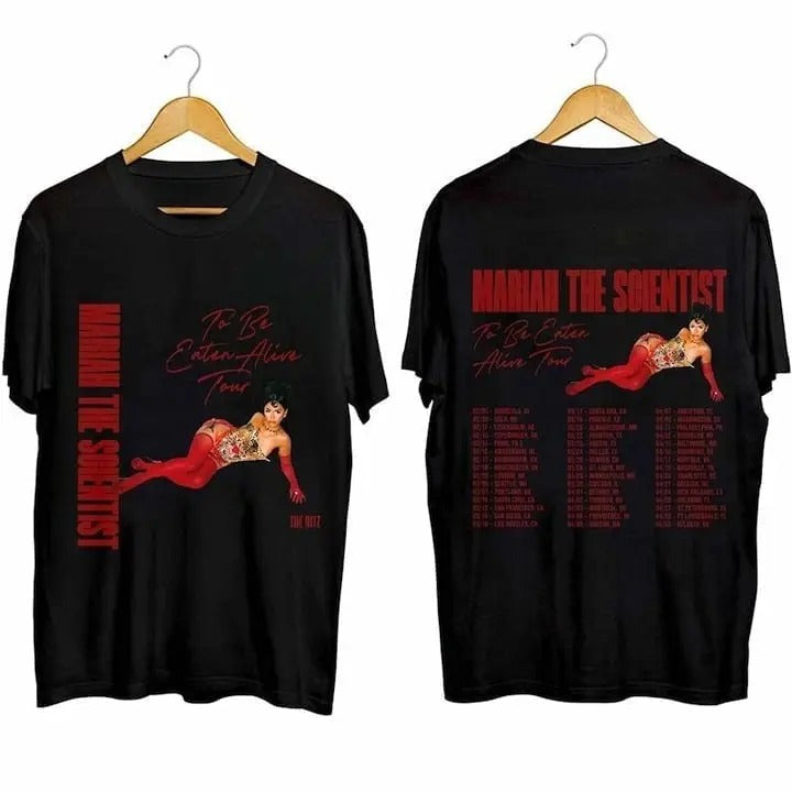 Mariah The Scientist - To Be Eaten Alive Tour 2024 Shirt, Mariah The Scientist T-Shirt Hoodie Sweatshirt | PrintMintTees.com