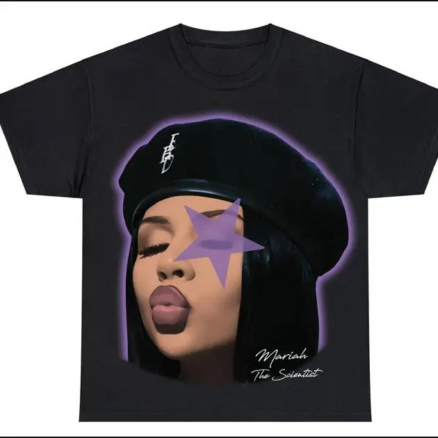 Mariahhh Scient Purple Star T-shirt Classic Cotton Hoodie, Sweatshirt | PrintMintTees.com