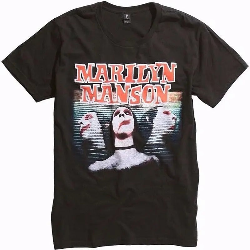 Marilyn Manson Sweet Dreams Menswear Tshirt Hoodie Sweatshirt | PrintMintTees.com