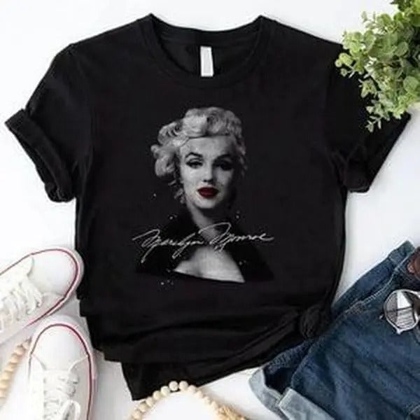 Marilyn Monroe Should Be An Inspiration To All Girls Shirt, Marilyn Monroe Shirt Hoodie Sweatshirt | PrintMintTees.com