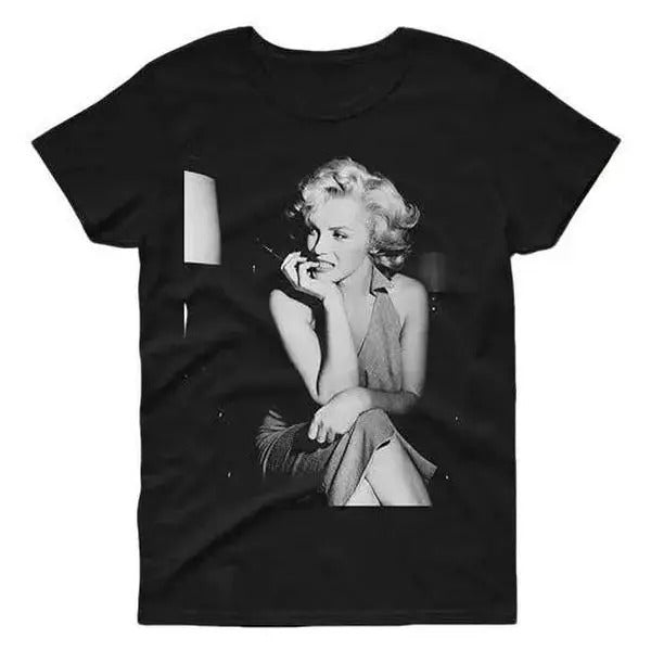 Marilyn Monroe Vintage T-Shirt, Marilyn Monroe Graphic Cotton Menswear Tshirt Streetwear Hoodie Sweatshirt