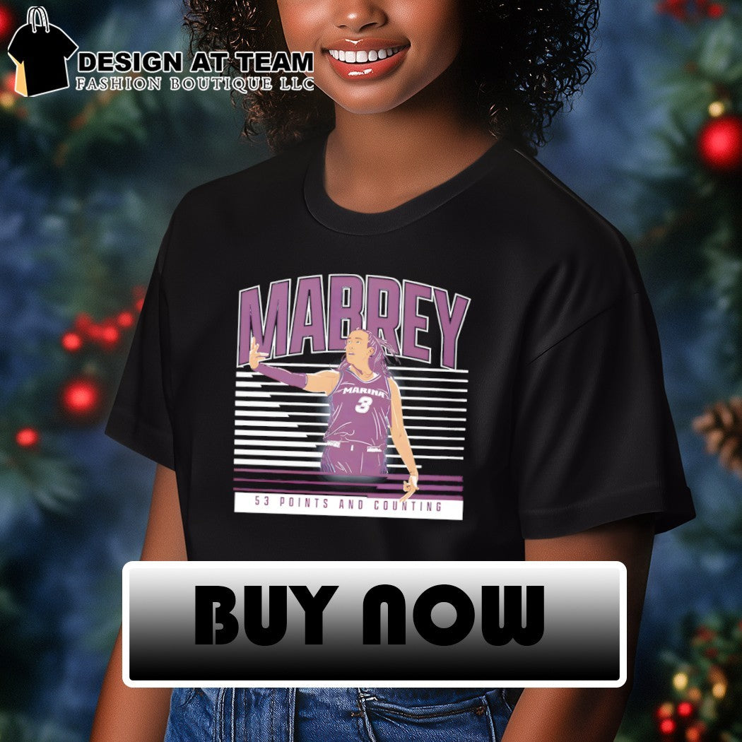 Marina Mabrey Toronto Tempo WNBA The 53-Point Game Basketball 2026 shirt
