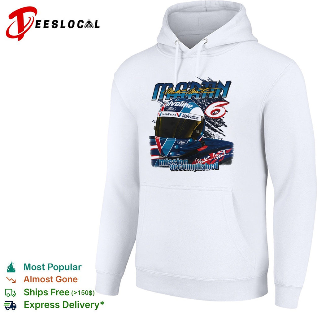 Mark Martin 6 Ford Valvoline NASCAR Mission Accomplished 1999 race shirt