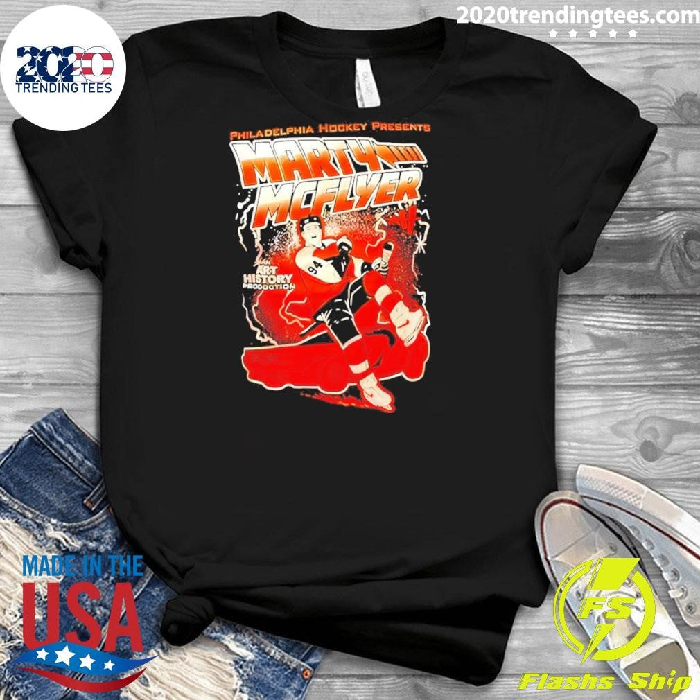 Marty Mcflyer Philadelphia Flyers Presents Back To The Future Shirt