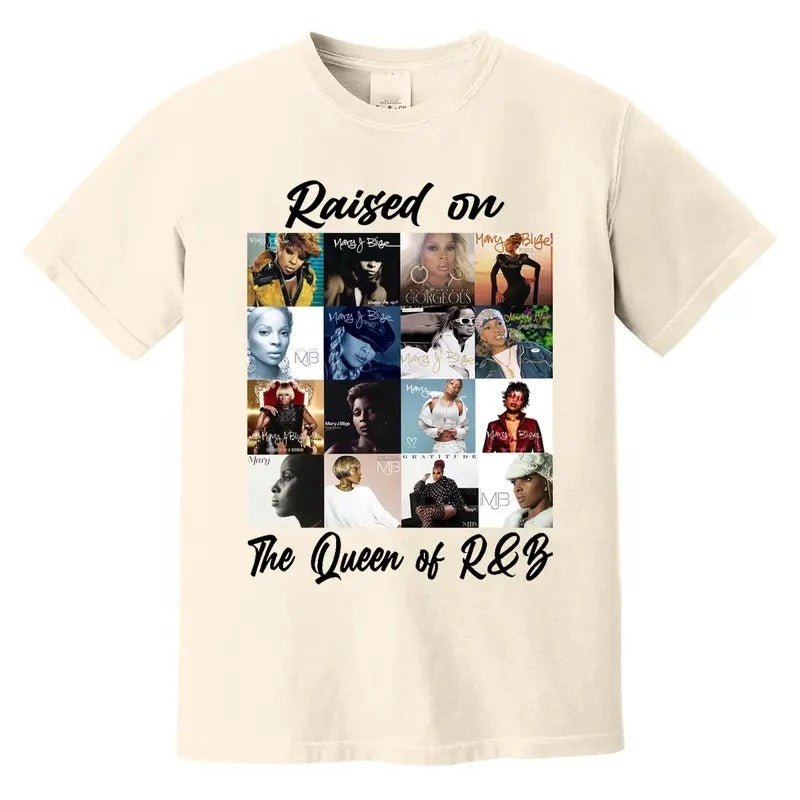 Mary J Blige Shirt Vintage Rapper Rap R&B 2025 Tour Shirt Men Women Y2K Streetwearstyle{n002}2 Hoodie Sweatshirt