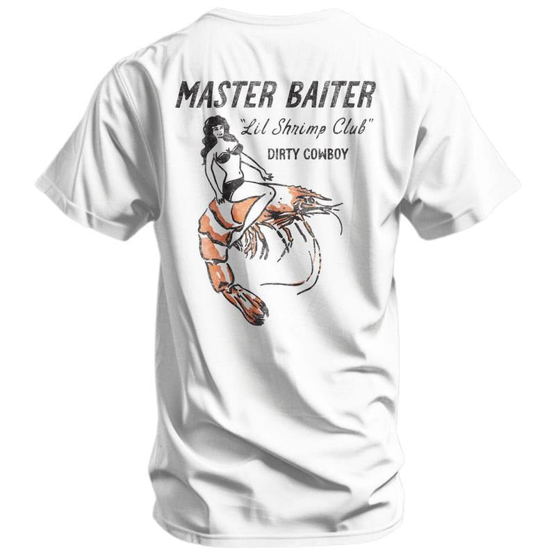 Master Baiter "Lil Shrimp Club" Funny Shirt T-Shirts, Hoodie, Sweatshirt
