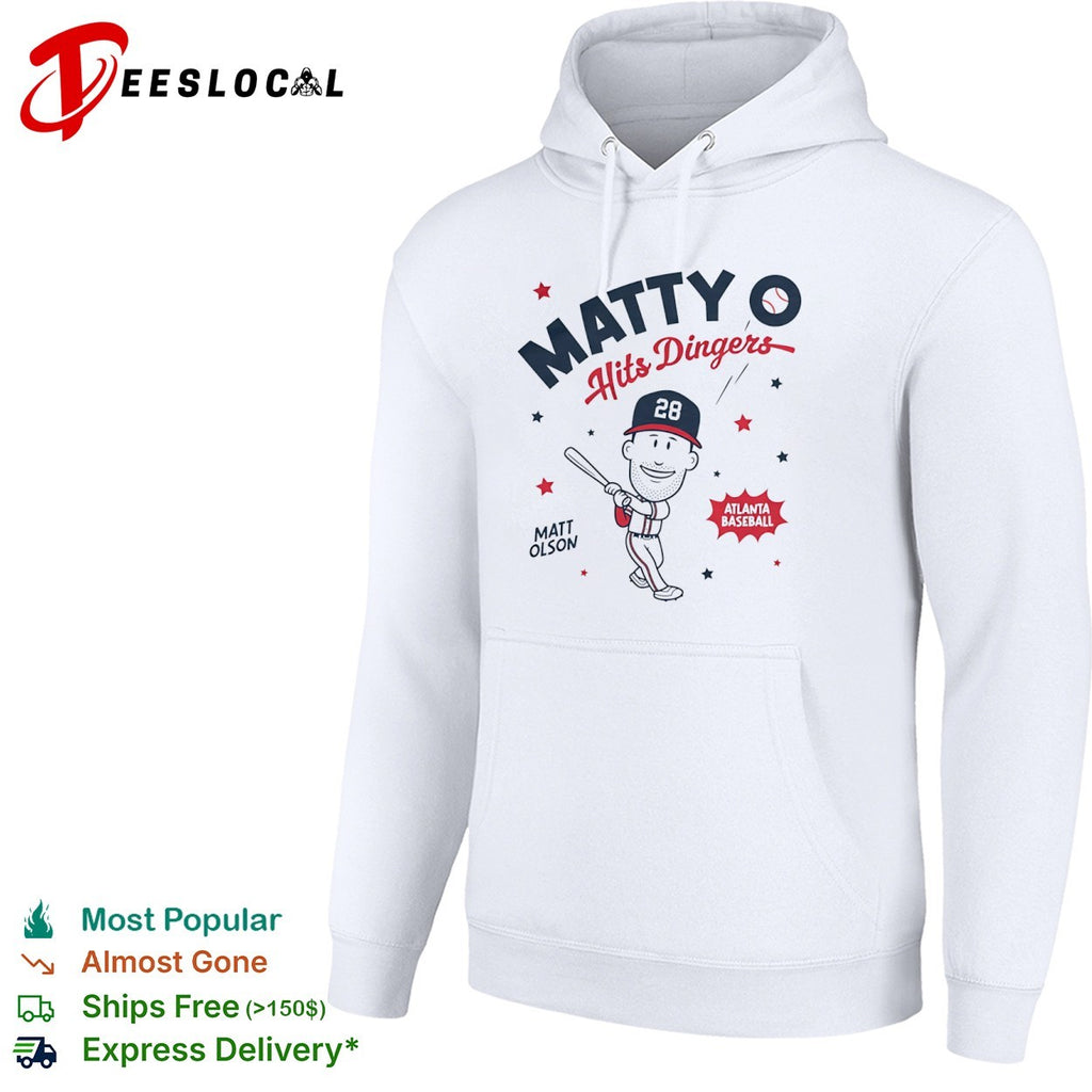 Matt Olson Atlanta Braves Baseball Matty O Hits Dingers MLB Player shirt