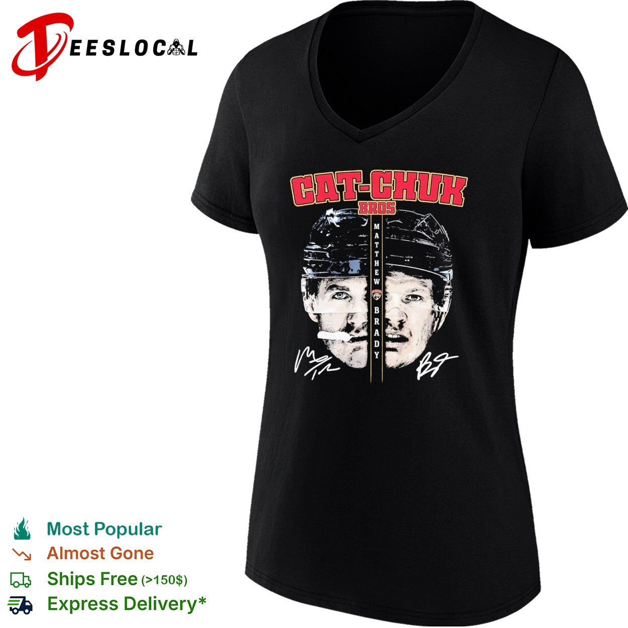 Matthew Brady Tkachuk Cat-Chuk Bros Florida Panthers shirt