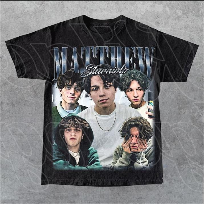 Matthew Sturniolo Vintage T-Shirt, Gift For Fans T-Shirt, Movie shirt Casual Classic Hoodie, Sweatshirt | PrintMintTees.com