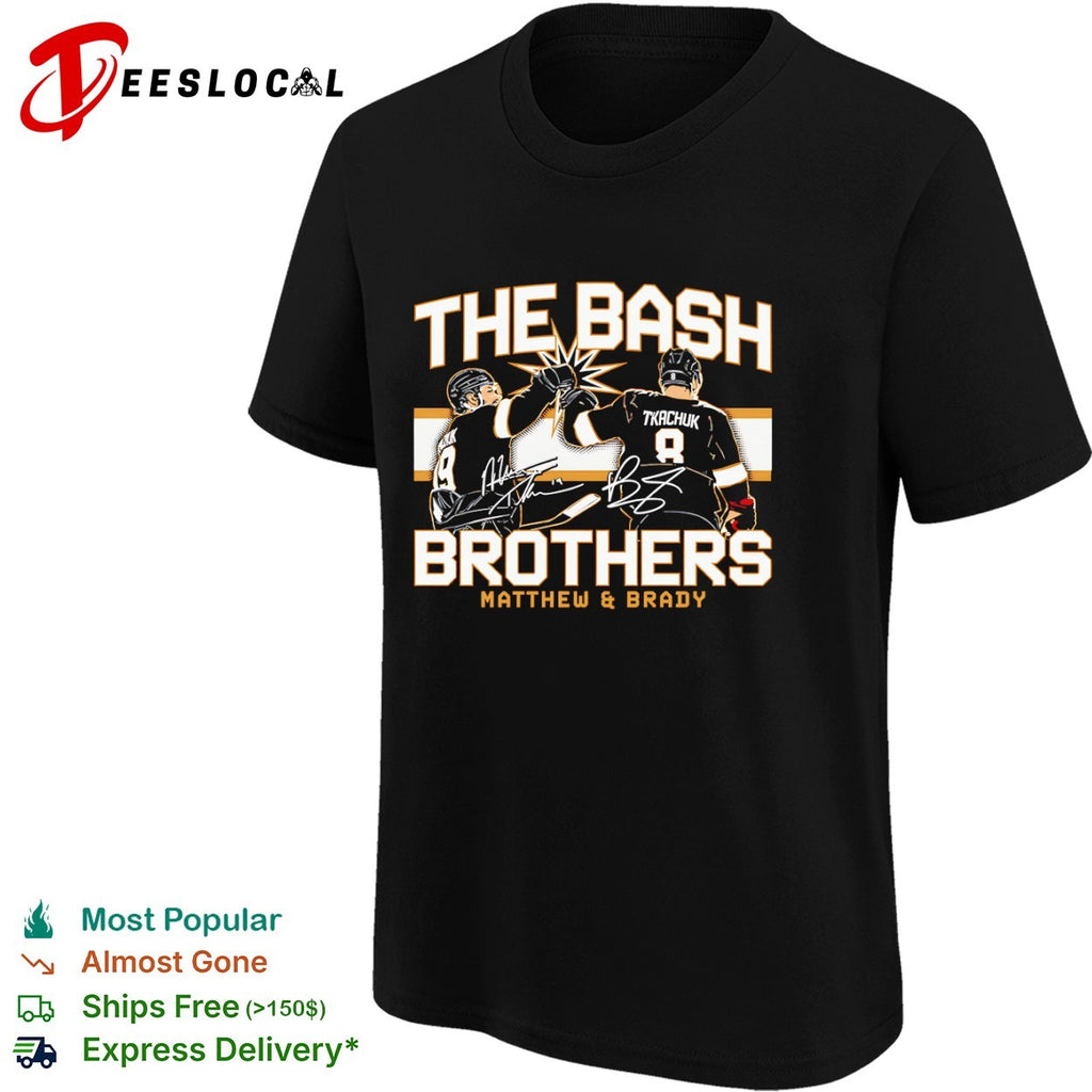 Matthew Tkachuk and Brady Tkachuk NHL The Bash Brothers Matthew and Brady signature shirt