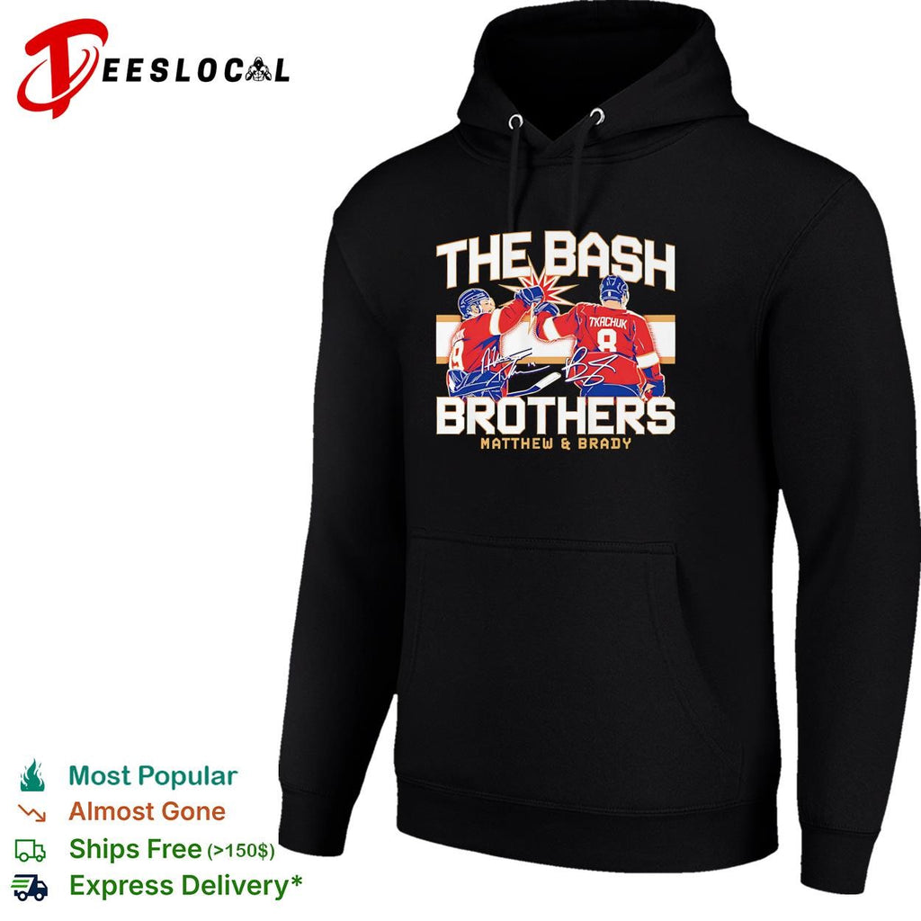 Matthew and Brady Tkachuk Florida Panthers The Bash Brothers siganture shirt