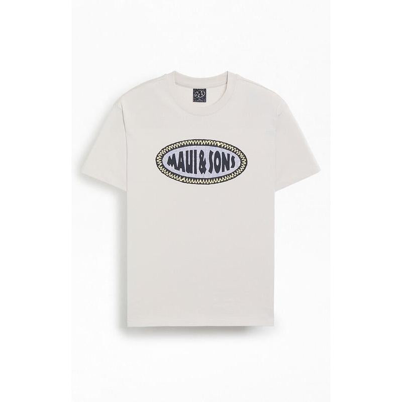 Maui & Sons Men's Madras Patch T-Shirt - Multicolor Hoodie Sweatshirt | PrintMintTees.com