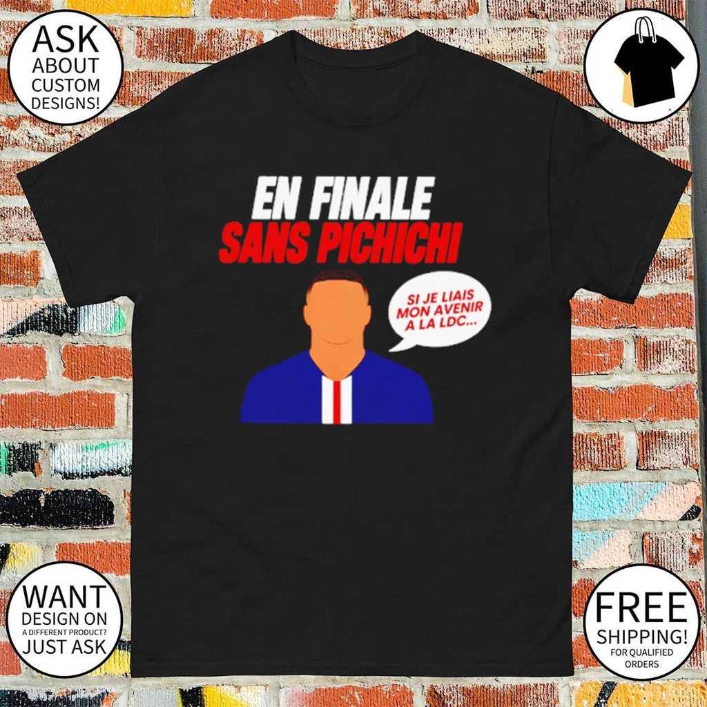 Mbappe PSG In the Final Without Pichichi shirt
