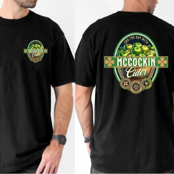 McCockin Cider Funny T-Shirt, Unisex Graphic Casual Shirt, Gift for Women for Men, Casual Top for Unisex Hoodie Sweatshirt