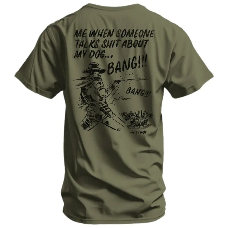 Me When Someone Talk About My Dog Men's T-Shirt Hoodie, Sweatshirt | PrintMintTees.com