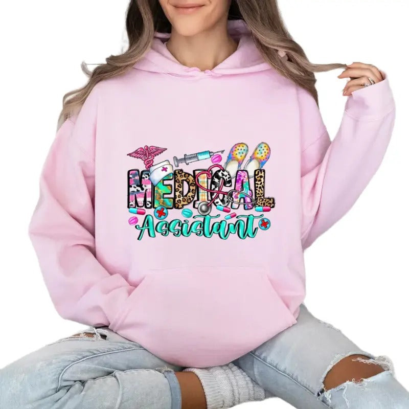 Medical Assistant Sweatshirt, Stethoscope Shirt, Nurse Gift, Nurse Love Shirt, Nurse Life Hoodie, Nursing Gift, Unisex...