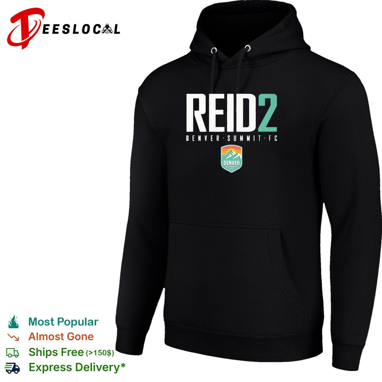 Megan Reid 2 Denver Summit FC professional women’s soccer team shirt