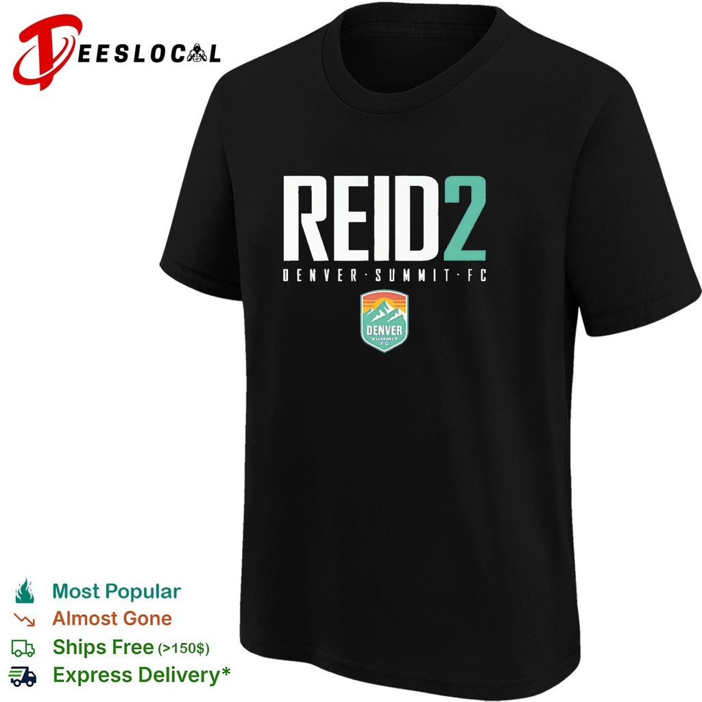 Megan Reid 2 Denver Summit FC professional women’s soccer team shirt