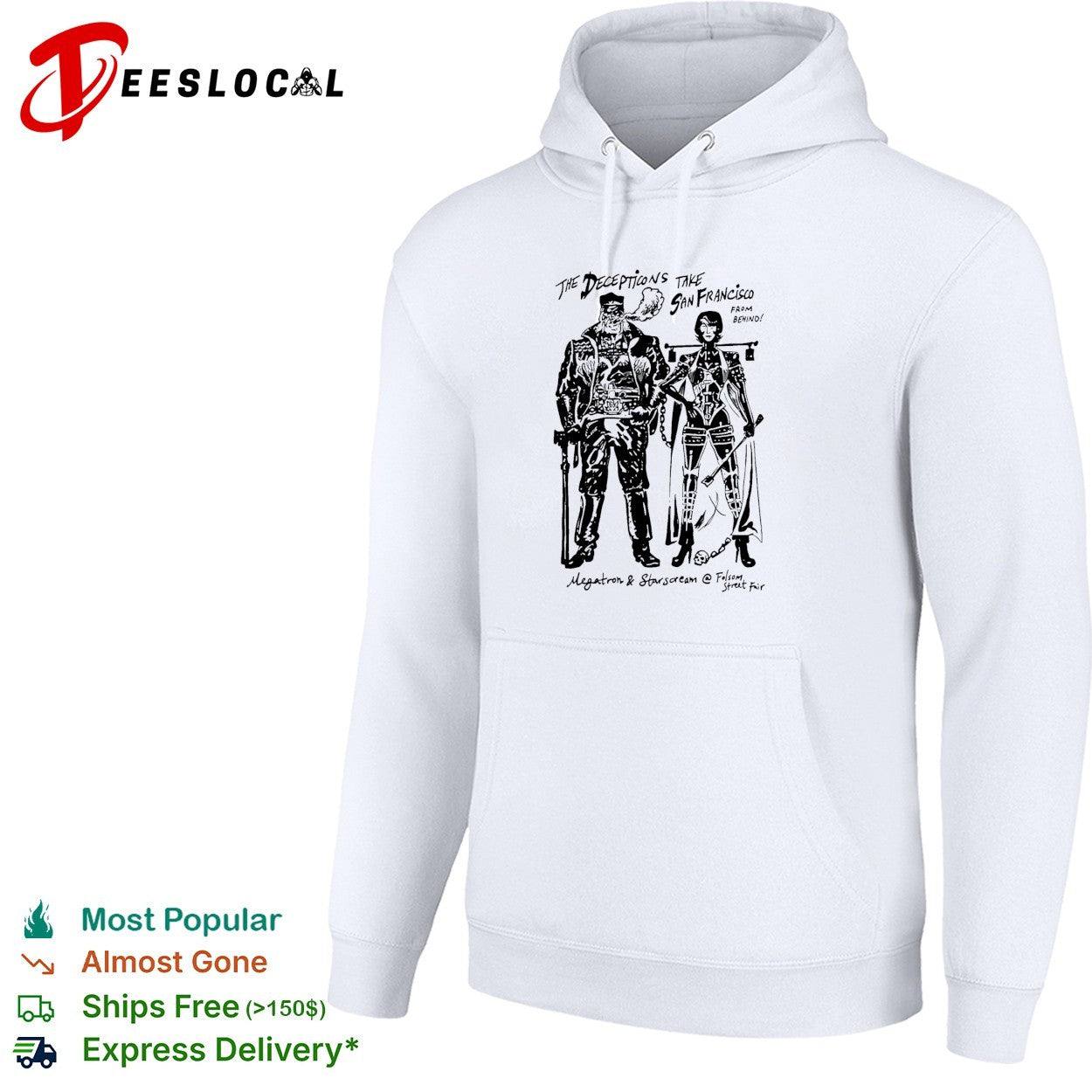 Megatron and Starscream Transformers the Decepticons take San Francisco shirt