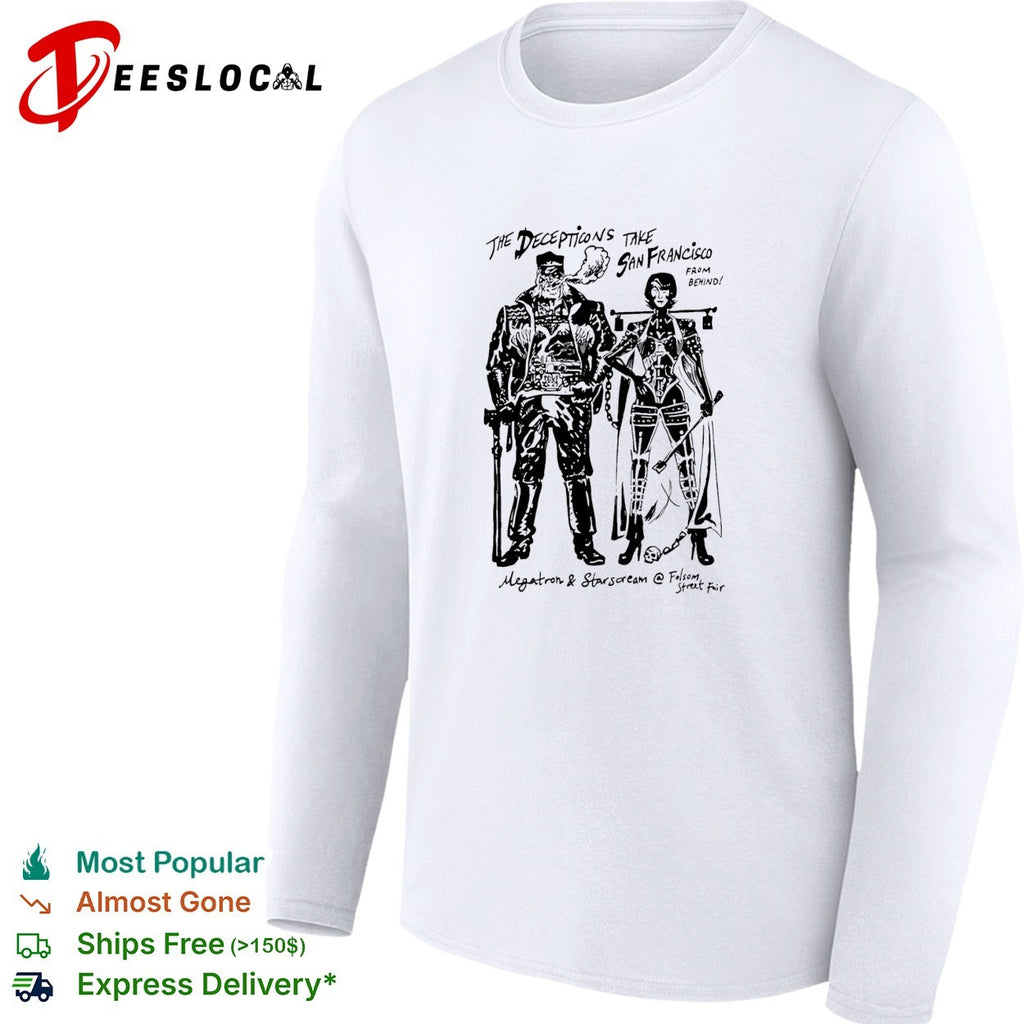 Megatron and Starscream Transformers the Decepticons take San Francisco shirt