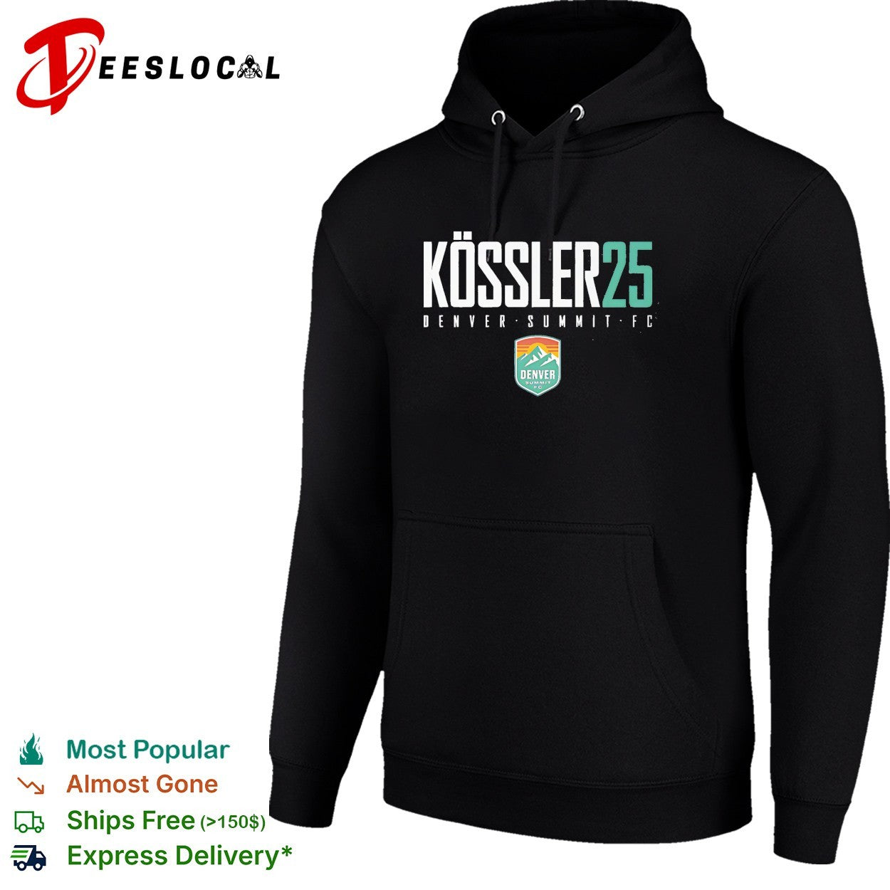 Melissa Kossler 25 Denver Summit FC professional women’s soccer team shirt