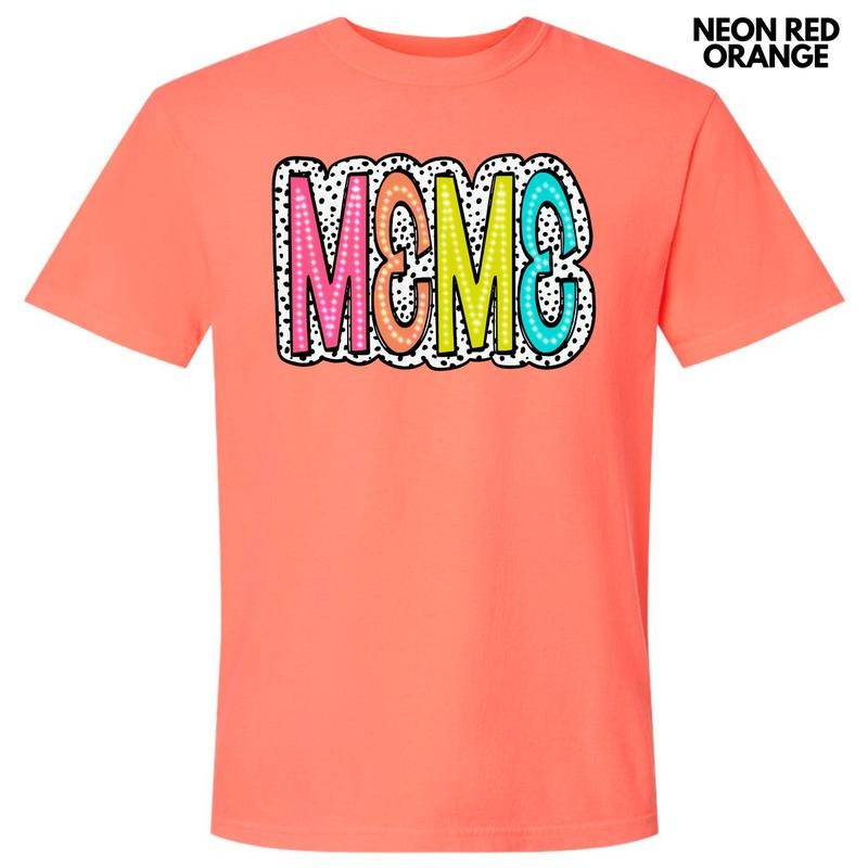 Meme Neon Spotted Comfort Colors T-Shirt 'NLB' Hoodie, Sweatshirt | PrintMintTees.com