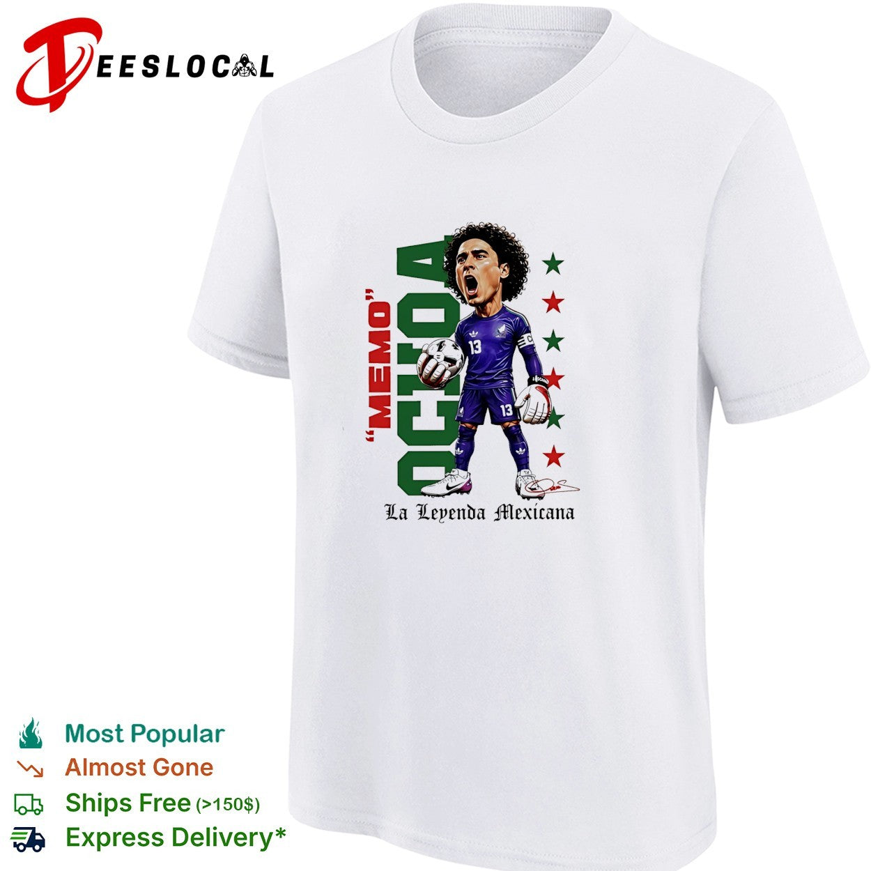 Memo Ochoa Mexico National Team La Leyenda Mexicana shirt