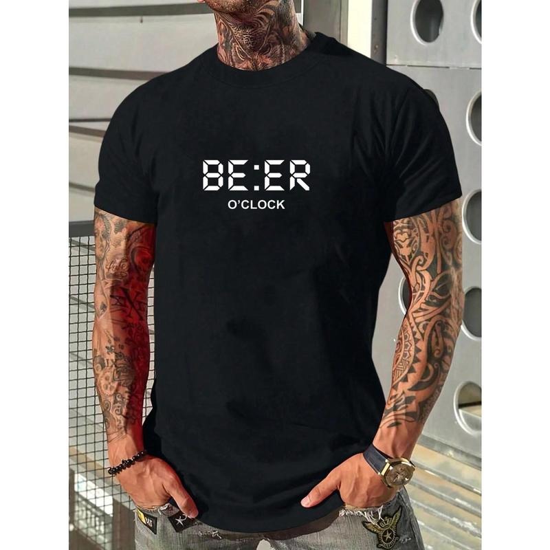 Men Letter Graphic T-shirt Made in USA Hoodie Sweatshirt | PrintMintTees.com