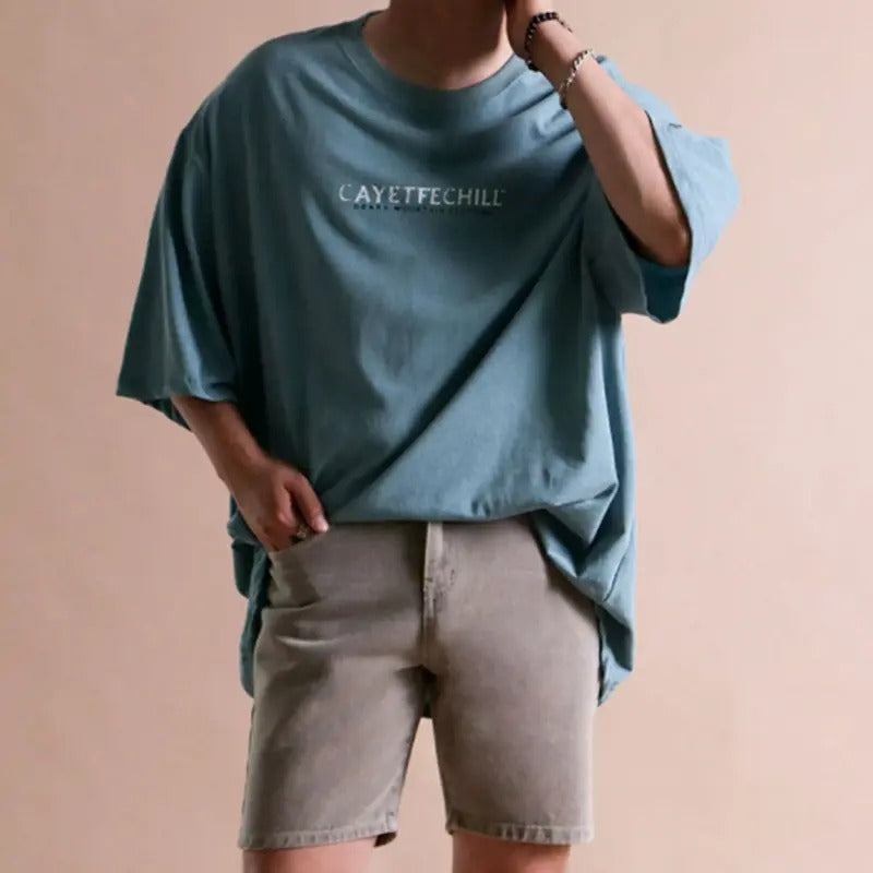 Men Retro Landscape Print T-Shirt Menswear Top Tshirt Streetwear Hoodie Sweatshirt | PrintMintTees.com
