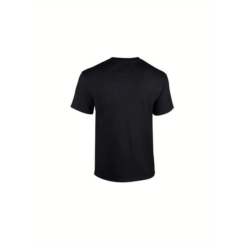 Men'S 100% Cotton T-Shirt, Crew Neck, Short Sleeve, Regular Fit, with Geometric Milk Carton Graphic, Slight Stretch, Knit...